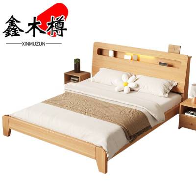 鑫木樽床1.2米+10CM床垫组