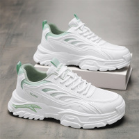 2026春季新款时尚休闲鞋飞织网面舒适防滑百搭低帮跑步鞋男鞋青年