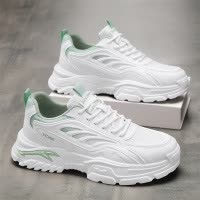 2026春季新款时尚休闲鞋飞织网面舒适防滑百搭低帮跑步鞋男鞋青年