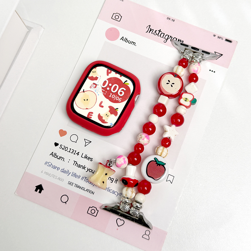 适用红米手表5表带磁吸滑扣编织尼龙回环手表带REDMI Watch5腕带3139B