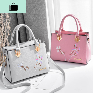 中年包包女包2020新款百搭韩版时尚女士妈妈大容量手提单肩斜挎包NEW LAKE女士单肩包