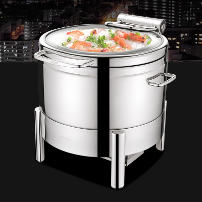 巨博(jobo) 自助汤炉圆形自助餐炉保温桶高端系列304 不锈钢保温汤煲
