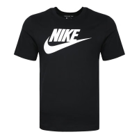 耐克(NIKE)短袖男 2023新款LOGO图案印花时尚潮流透气圆领T恤篮球系列运动服 AR5005-010/全棉大lo