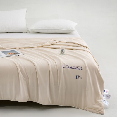 汉司家纺 150*200 涤氨凉感夏被(计价单位:条)米白色 凉感面料 柔软丝滑 干爽透气