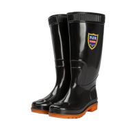 安盾帅 中筒雨靴/雨鞋 黑色 ADS-8000017