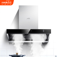 约克家立方油烟机Y2大吸力欧式T型触控式家用顶侧双吸18m³大吸 一键爆炒 一级能效
