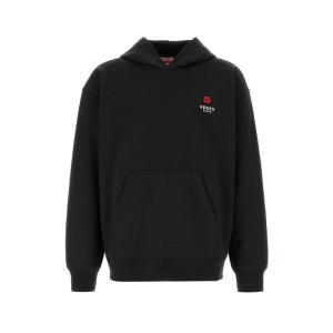 高田贤三(Kenzo)男士黑色纯棉运动卫衣百搭休闲套头衫外套