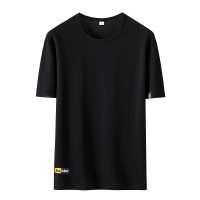 男装夏季短袖T恤男士韩版潮流时尚直筒打底衫印花纯棉T恤厂家