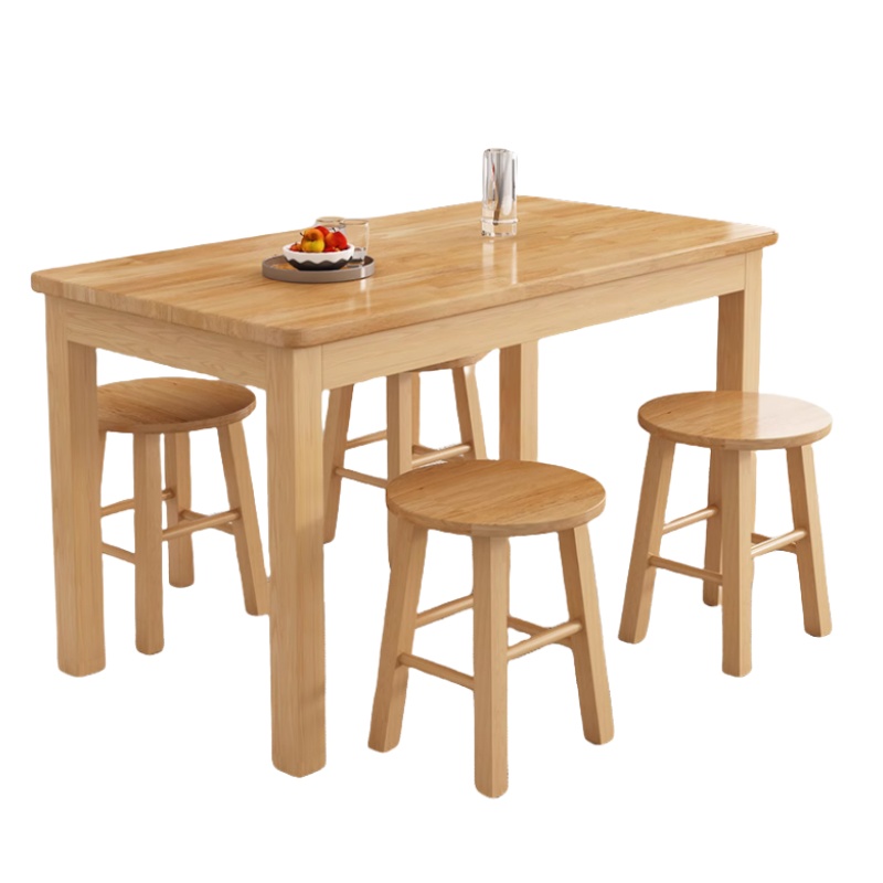 攸形饭桌120*80*75cm+4凳套