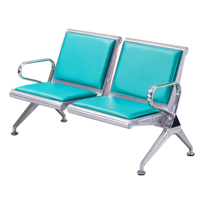 中豫鑫泽 ZYXZ5021024 连排椅机场椅公共座椅长椅等候椅 双人位绿色坐垫