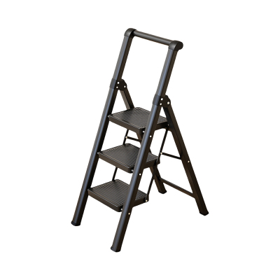 围达 家庭专用人字梯 典雅黑三步 个