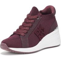 DKNY女鞋休闲系带楔形运动鞋百搭舒适时尚跑步鞋