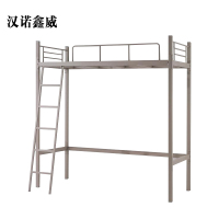 汉诺鑫威铁床学生宿舍床上下柜公寓床单人床组合床带衣柜书桌铁床上下铺床