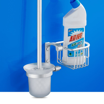 底座玻璃杯架子金铂喜套装浴室卫生间清洁厕所刷杆子软毛坐便刷头马桶杯套装