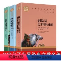 名家名译三本 [正版]格列佛游记 鲁宾逊漂流记 钢铁是怎样练成的格列夫初中生适用青少年 阅读 小学生课外阅读书籍三年级