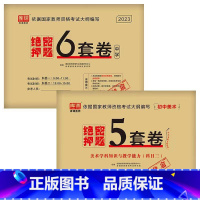 [科目1+科目2+初中美术]绝密押题 [正版]2023中学教资考试资料教育知识与能力综合素质绝密押题全套卷初中高中数学语