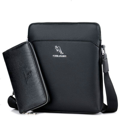 袋鼠男包单肩包斜挎包休闲男士背包挎包