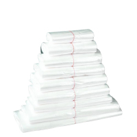 达昭 食品袋 白色 塑料袋透明手提袋包装袋保鲜袋打包袋背心袋方便 透明食品袋22*32cm 200个