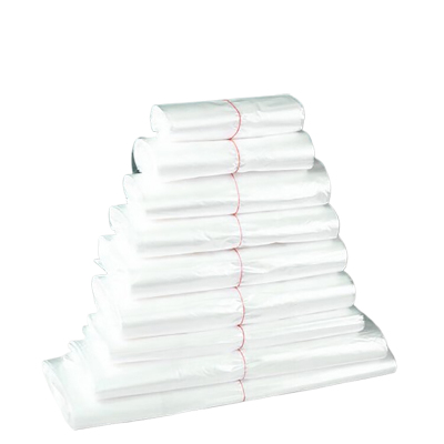 达昭 食品袋 白色 塑料袋透明手提袋包装袋保鲜袋打包袋背心袋方便 透明食品袋22*32cm 200个