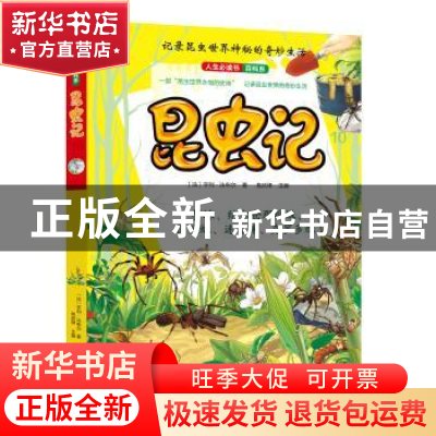 正版 昆虫记(10) 亨利-凡尔纳 山东美术出版社 9787533063368 书