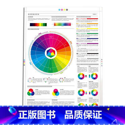 [正版]色彩使用参照表 色彩构成搭配设计原理参照表 印刷色彩对照参考资料