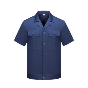 路安保夏季短袖工作服棉质速干面料可定制套
