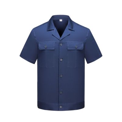 路安保夏季短袖工作服棉质速干面料可定制套