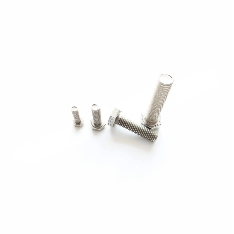 JIBIN/继彬DIN933外六角螺栓 不锈钢304 A2-70 本色 全牙 M6×10 1个