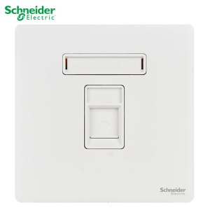 施耐德电气开关插座 珍铂系列丝绒白色 五孔插座 二三插86型墙壁 电源插座10A 家用86型 USB插座 电视电脑插座