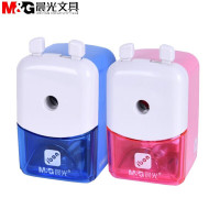 晨光 M&G 削笔器 APS90612 手动 (蓝色粉色) 12个/盒 (颜色随机)个