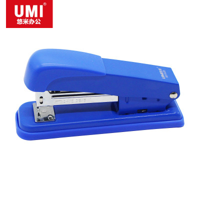 悠米 金属耐用型订书机 12# B03102B 蓝 2个装
