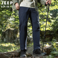 JEEP SPIRIT青年运动时尚冲锋裤男秋冬季防水防风秋冬修身软壳旅行登山