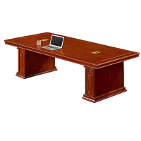 东杉DONGSHAN 会议桌 实木贴皮会议桌 2400*1200*760 2400*1200