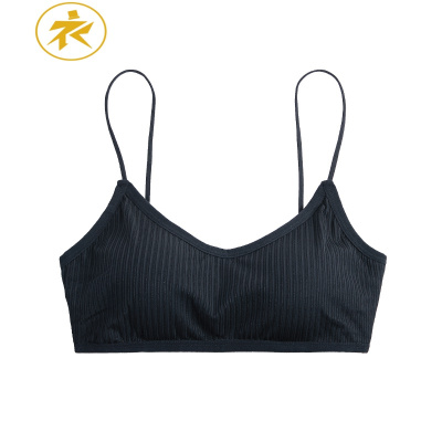 Ideamini小心机美背内衣女夏无钢圈网红性感内搭裹胸交叉后背罩杯一体抹胸抹胸