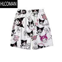 HLCOMAN2025夏季沙滩裤潮男库洛米情侣大码短裤篮球裤运动速干送男友学生