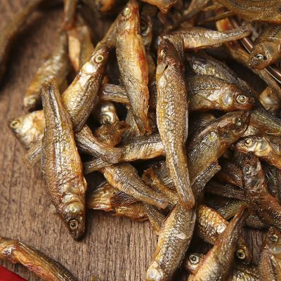 湖南小鱼干香酥鱼小河鱼烟熏小鱼干干货干鱼仔农家淡水鱼干半斤去内脏-