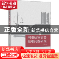 正版 刑事检察实务疑难问题研究 王胜 上海人民出版社 9787208164