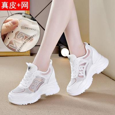 专供-Ceba1女鞋新款平底内增高休闲运动鞋小白鞋