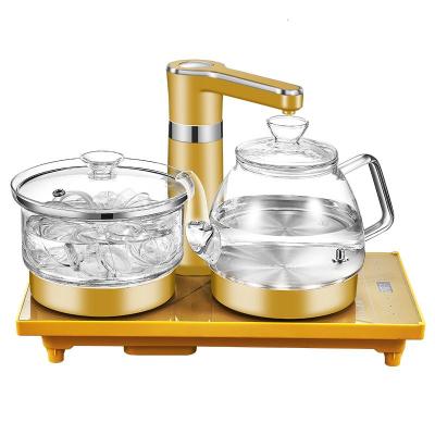 全自动上水壶电热烧水壶专用泡茶具器电磁炉一体家用抽水加水茶台 新