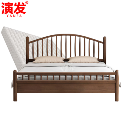 演发 双人床+床垫 1.8m 套