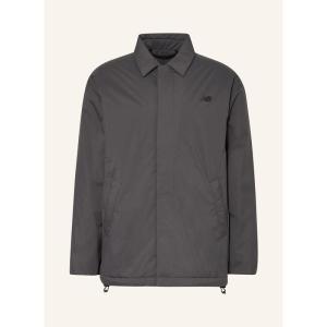 New Balance男士轻便防水保暖运动夹克外套环保材质防风潮户外休闲工装 DARK_GRAY XL