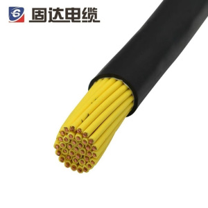 固达电缆 铜芯电线 ZR-KVV-4*2.5 米