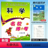 科学.教科版J(赠试卷) 六年级下 [正版]2024快乐精灵 名校练+考 科学 六年级下册科学教科版J同步练习小学生6年