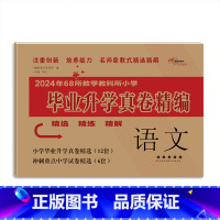 毕业升学真卷精编-语文 小学升初中 [正版]2024年毕业升学完全练考卷语文英语数学小学6六年级小升初会考真题考前压轴名