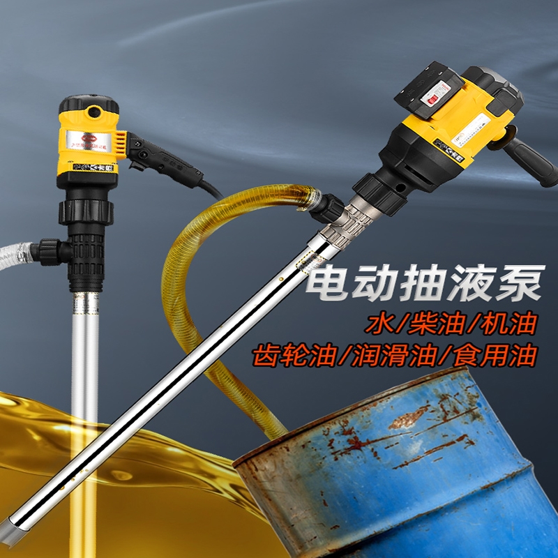 阿斯卡利(ascari)手提式大功率电动油桶抽油泵柴油220v抽油器加油泵