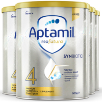 4罐装|澳洲新西兰爱他美白金版儿童配方奶粉4段 900g （3岁以上）