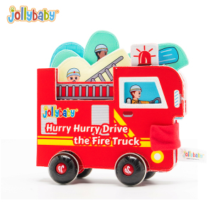 jollybaby亲子早教立体布书早教布书立体可咬撕不烂宝宝玩具1663