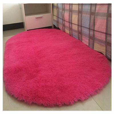 SleepyBear可爱椭圆形地毯地垫家用客厅茶几卧室地毯房间床边地毯床前地毯