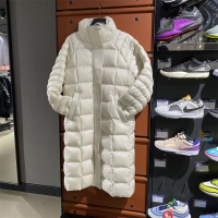 NIKE耐克棉服运动休闲保暖中长款立领女装外套FB7671-104 D