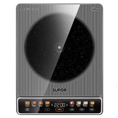 苏泊尔电磁炉 家用电磁灶火锅炉2200W大功率8大常用烹饪模式22档火力秘镜系列[带双锅]C22-IA812